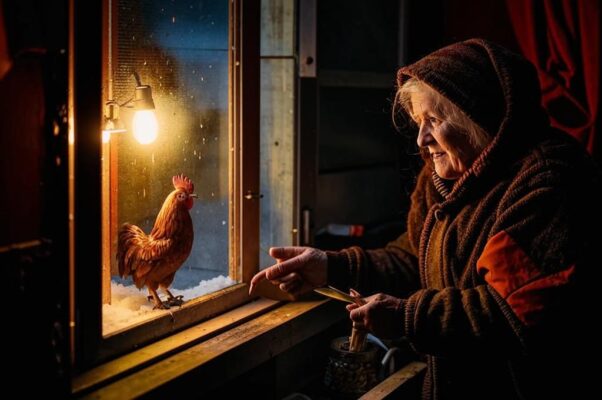 Сказка о петухе и старушке