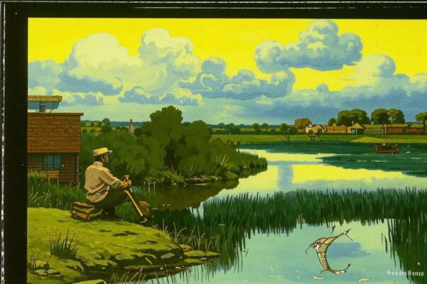 Картинка («Тихо плавая, качаютс…»)