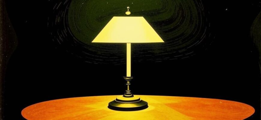 «Очень яркая лампа над круглым столом...»