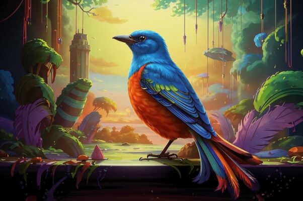 «Я надел разноцветные перья...»