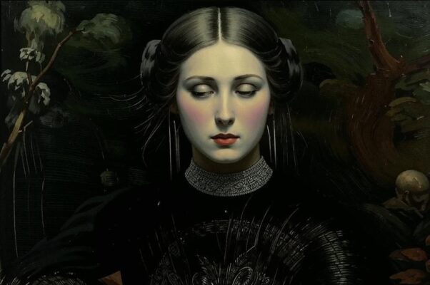 «На Вас было черное закрытое платье...»