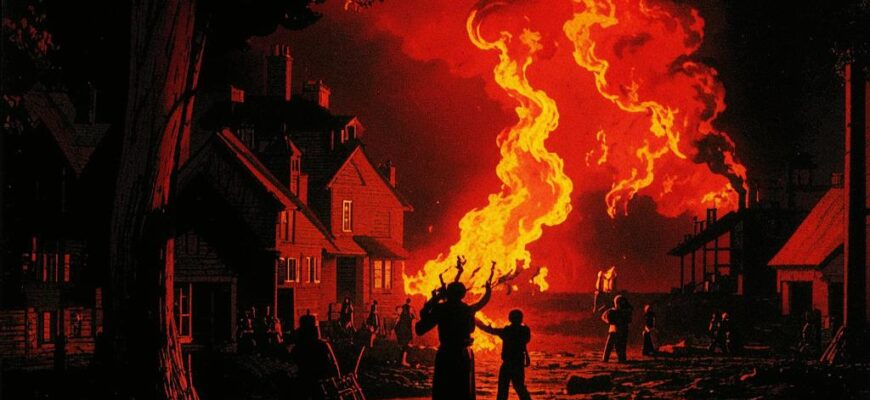 Пожар («Я шутя ее коснулся…»)