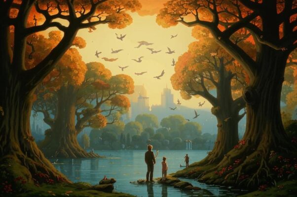 «На окраине райской рощи...»