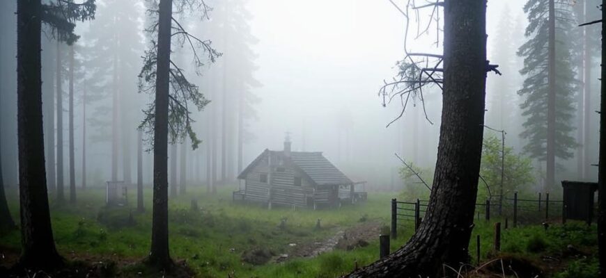 «Дым и сырость, запах мокрых елок, холод...»