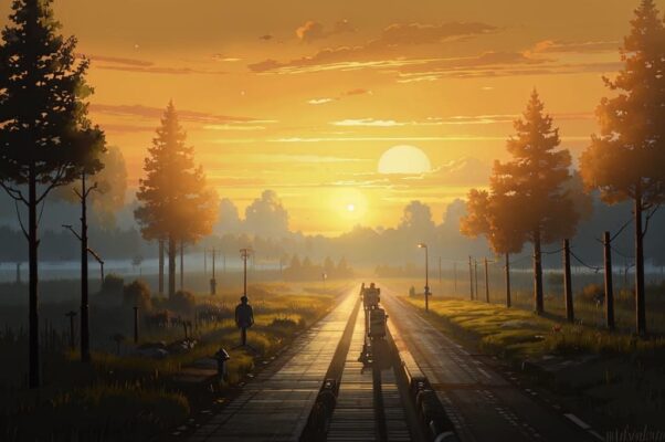 СССР («Она в лесах, дорогах и туманах…»)