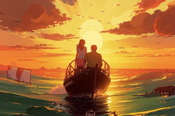 У моря («Стоит полукруг зари…»)