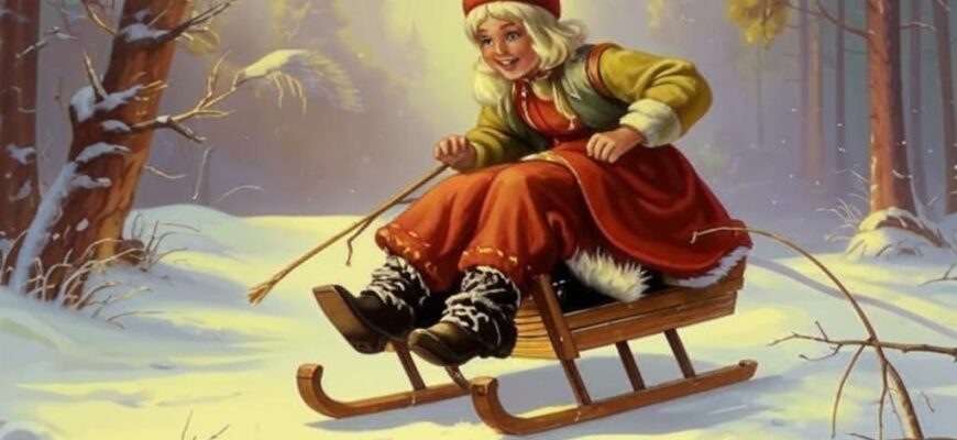 «Задорно летящие санки...»
