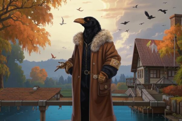 «В еле гнущейся дохе...»