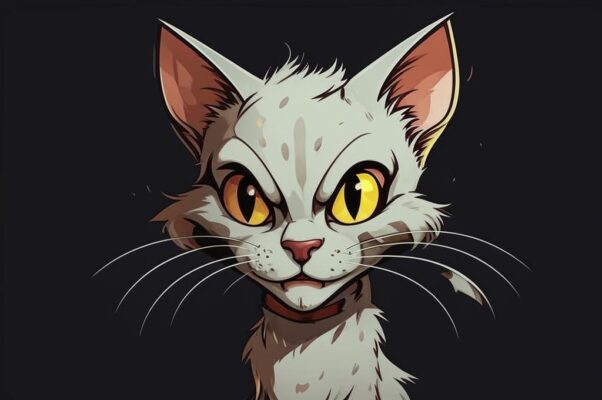 «Серый котик рожи корчит...»