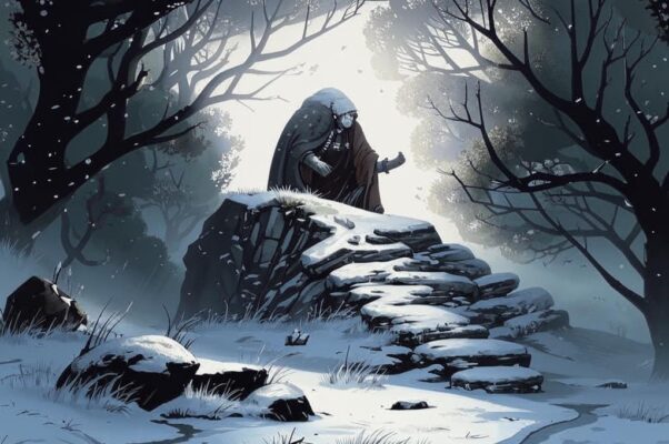 «Холодный камень блёстками оброс...»