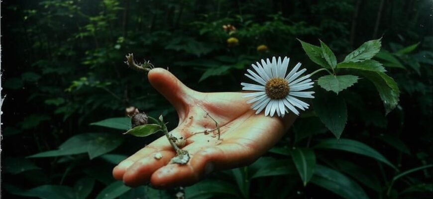 Утренний цветок