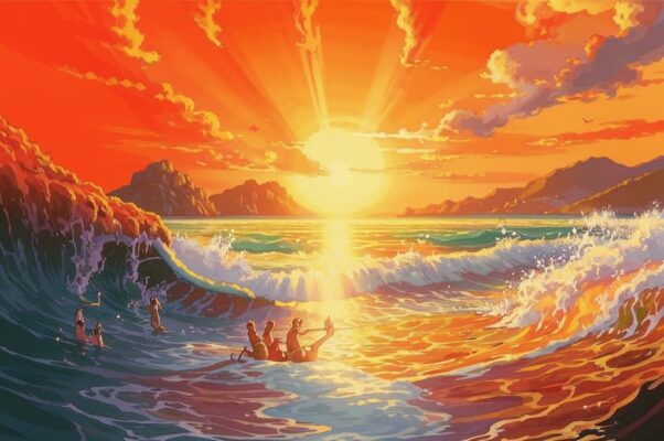 «Оранжевой отмелью, отмелью белой...»