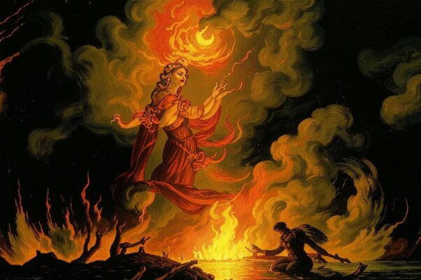 «Ты — злая колдунья. Мой вечер в огне ...»