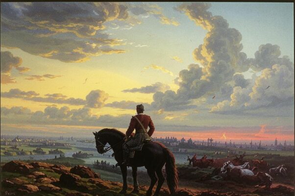 «Опять над полем Куликовым...»