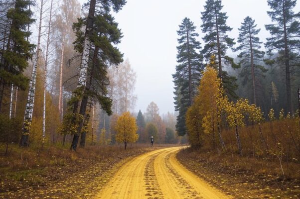 «Серый блеск ноября в лесу...»