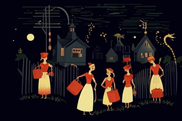 «В белых платочках и в юбках алых...»