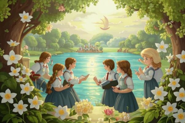 «Из года в год, в густом саду...»