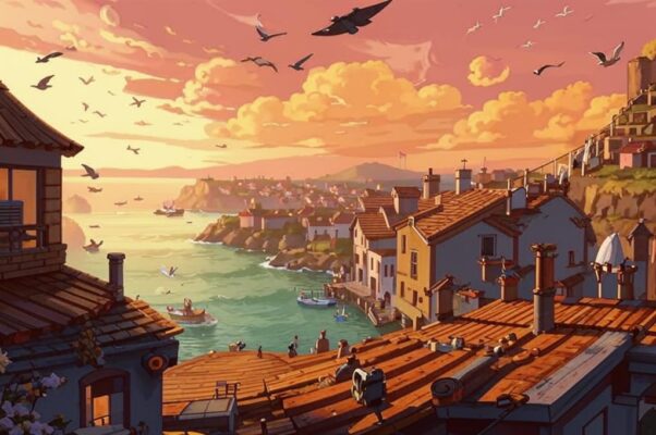 «Над талыми кровлями ранней весной...»