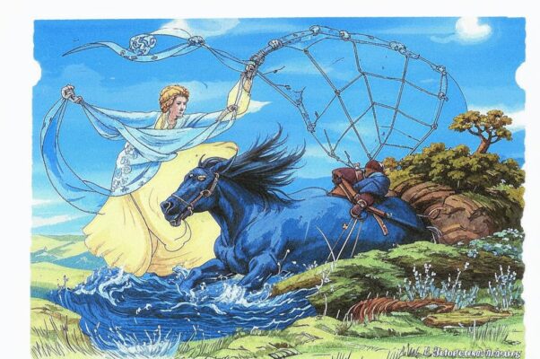 «Уж мечут копыта последнюю дикую сдачу...»