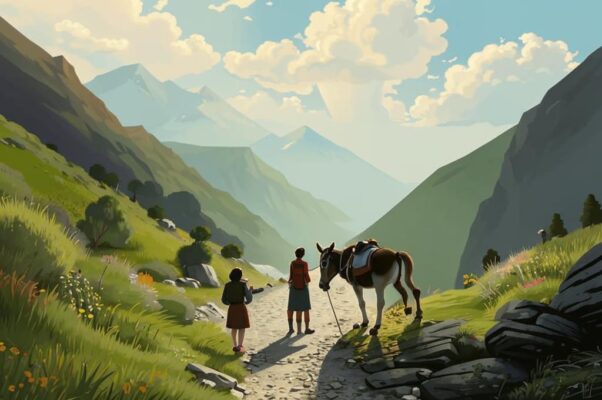 Горы в цвету