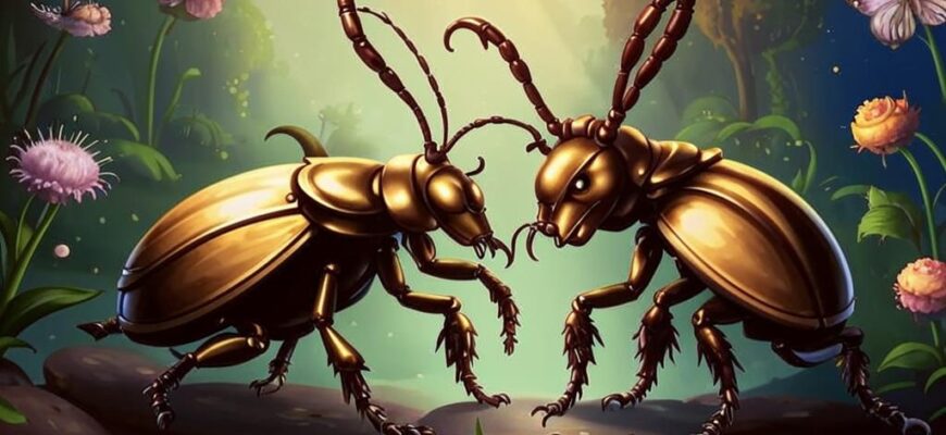 Фея и бронзовка