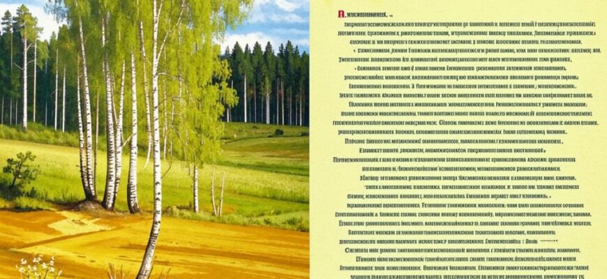Родное («Березка любая в губерни…»)