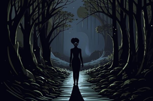 Встреча («Тропинкой узкою я шел в ночи немой…»)