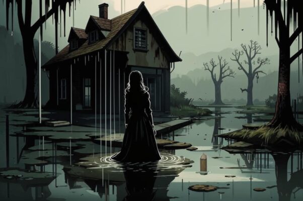 «Какая мертвенная тишь...»