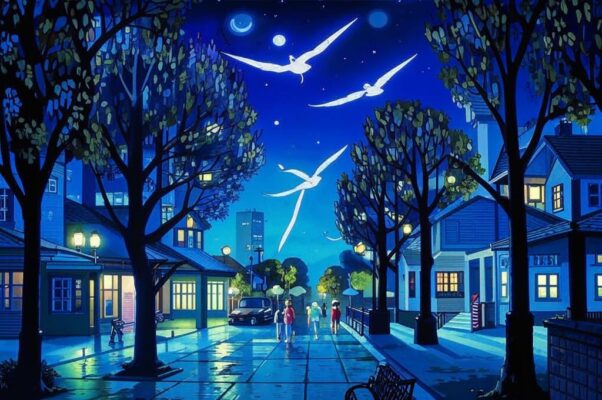 Вербная суббота («Вечерние люди уходят в дома…»)