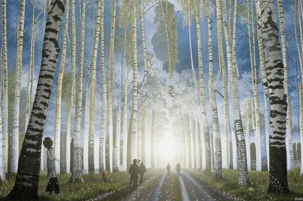 «Последнюю листву заплаканных берез...»