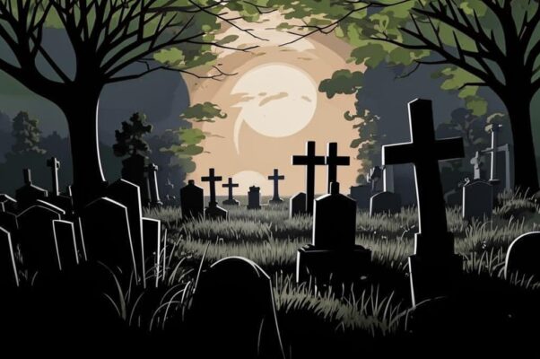 На кладбище («Заупокойно голося…»)