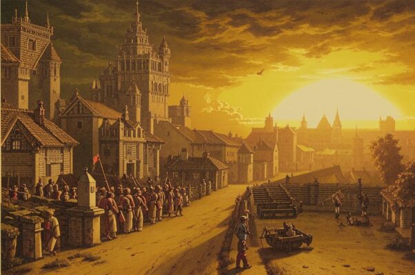 Гимн («В пыльный город небесный кузнец прикати…»)