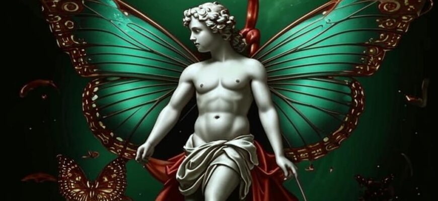 Превращение Купидона в бабочку