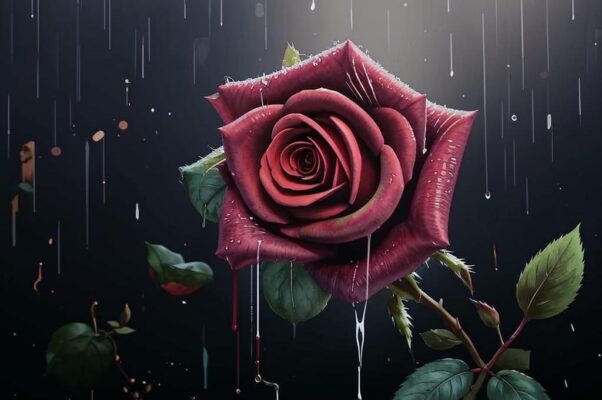 «Печальная блеклая роза...»