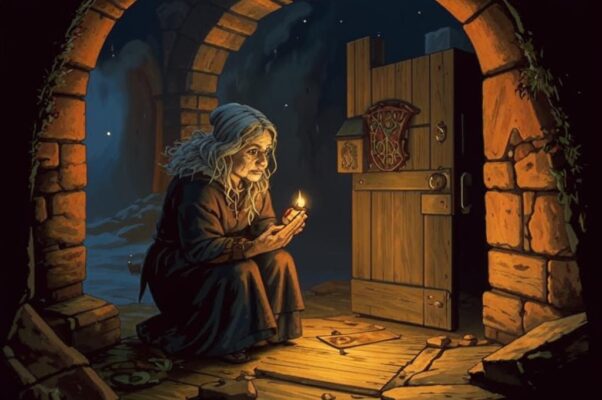 «Старуха гадала у входа...»