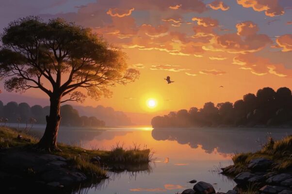 «Утро брежжит. День грозит ненастьем...»