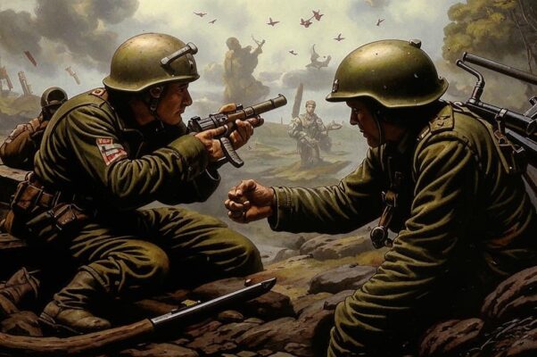 В огненном кольце