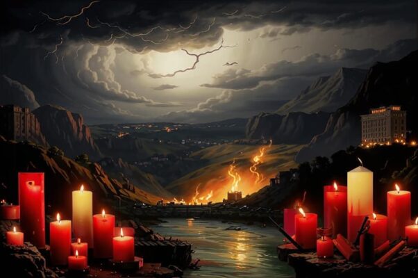 «В нагорных горнах гул и гул, и гром...»