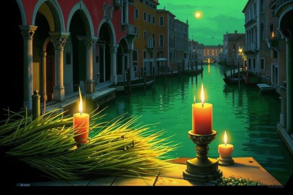 «Прорезал грудь венецианской ночи кусок...»