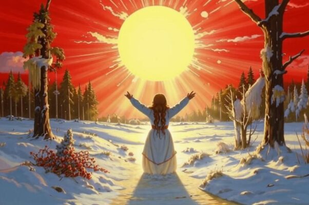 «Рыжеволосое солнце руки к тебе я подъемлю...»