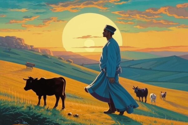 «Алой искрой брызгал закат...»