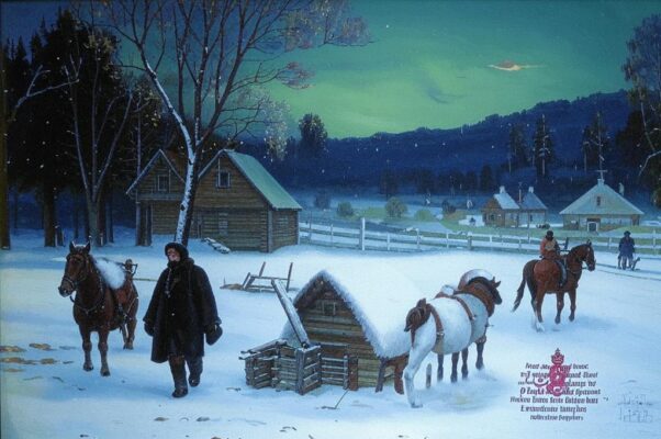 «В степях немятый снег дымится...»