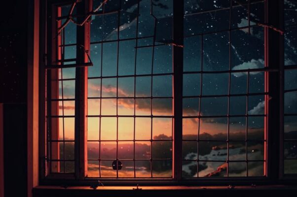 «Сижу, а вечер за окошком...»