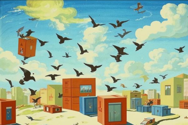 Голуби («Было небо вдосталь черным…»)