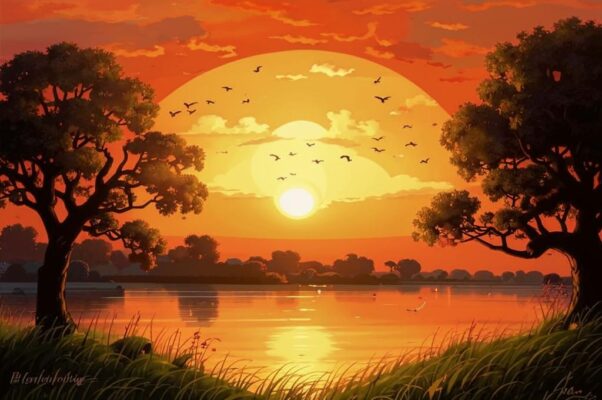 Летний вечер («Летний вечер…  Кругом тишина…»)