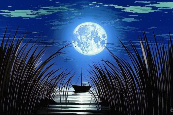 Письмо («Месяц чайкой острокрылой кружит…»)