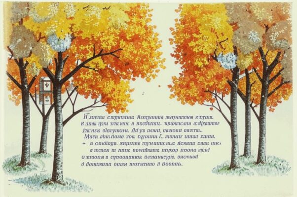 Прогулка («Зашатались деревья.  Им сытая осень дал…»)