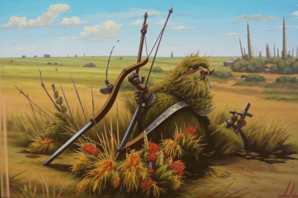 Степь («Степь шла кругом/ Полынью дикой…»)