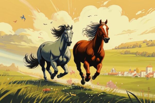 «В поле топот, в поле спор...»