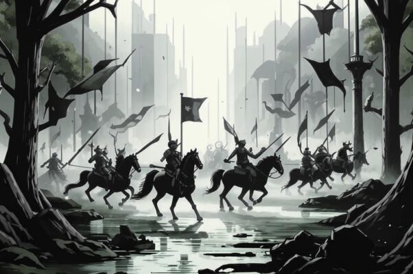 Перед боем («На поле из черных и белых квадрато…»)